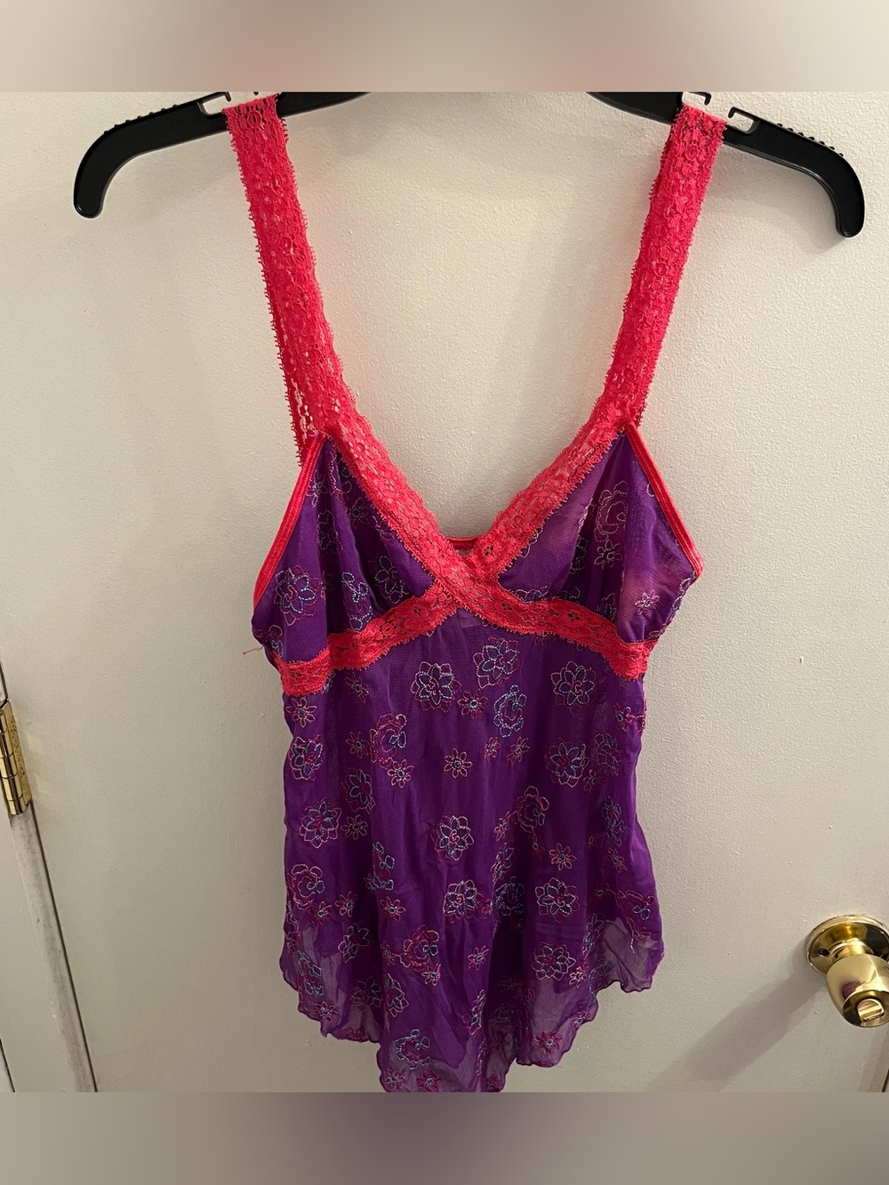 Y2K Victoria Secret Floral Tank Size Small